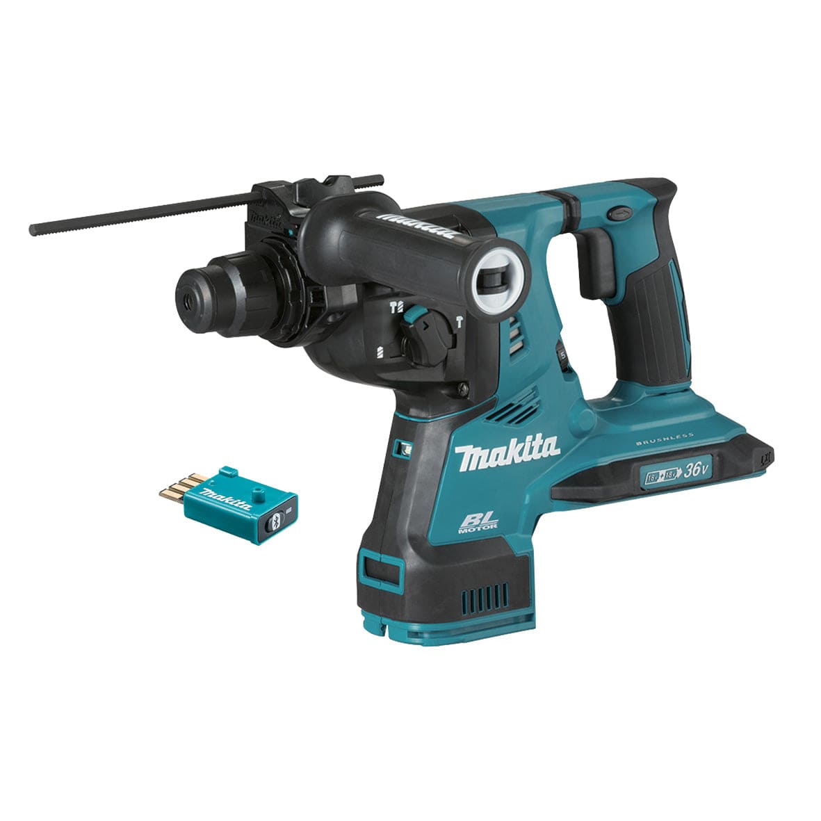 36V (18Vx2) 28mm Brushless AWS SDS-Plus Rotary Hammer Bare (Tool Only) DHR282ZJU by Makita