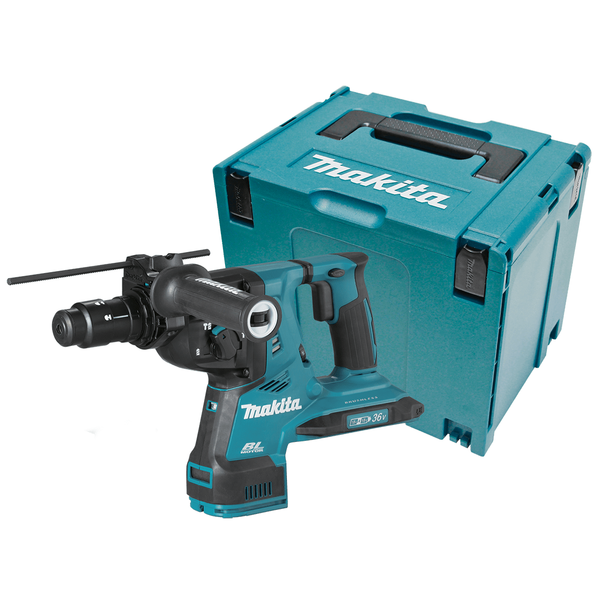 36V (18Vx2) 28mm Brushless AWS** SDS-Plus Rotary Hammer Bare (Tool Only) DHR283ZJ by Makita