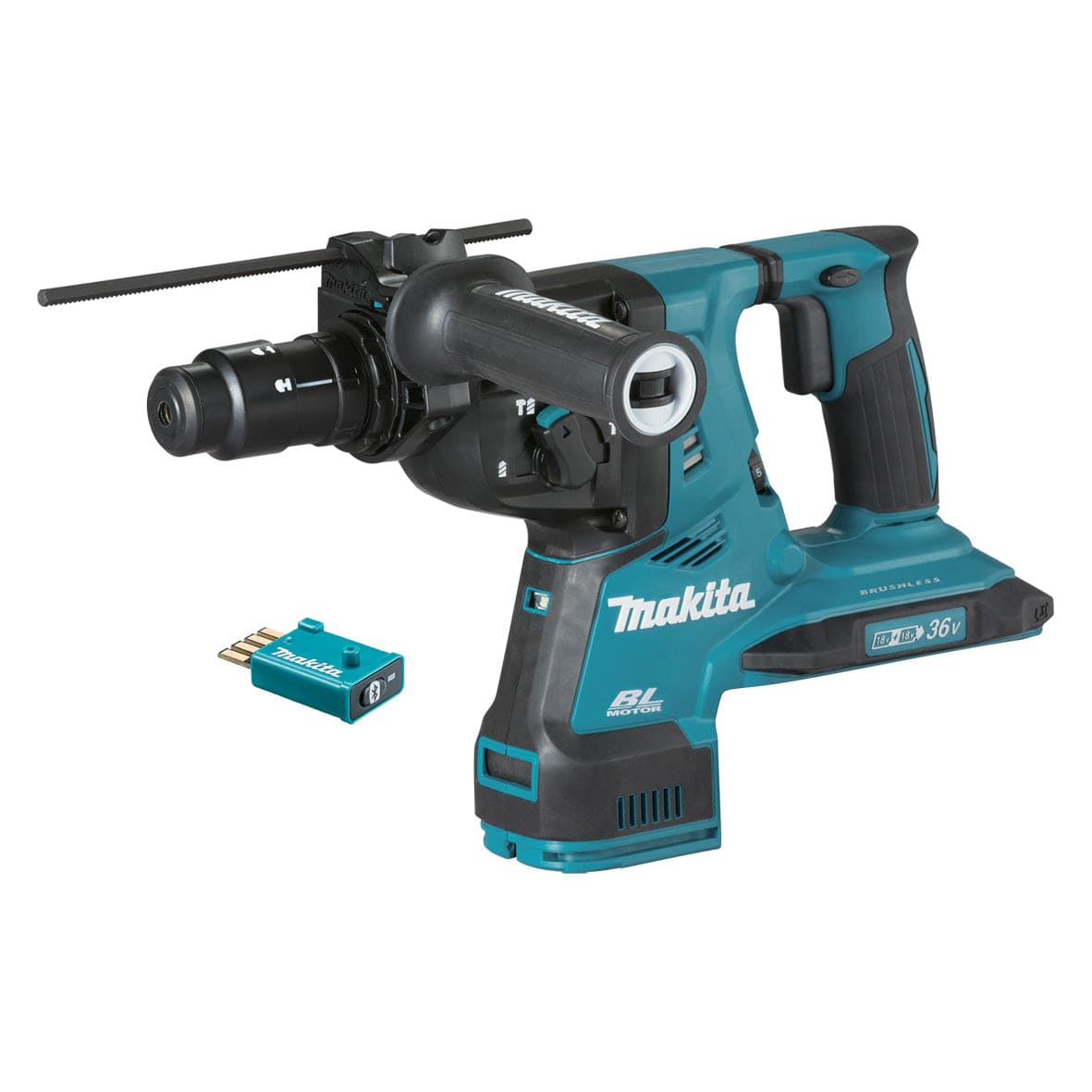 36V (18Vx2) 28mm Brushless AWS SDS-Plus Rotary Hammer Bare (Tool Only) DHR283ZJU by Makita