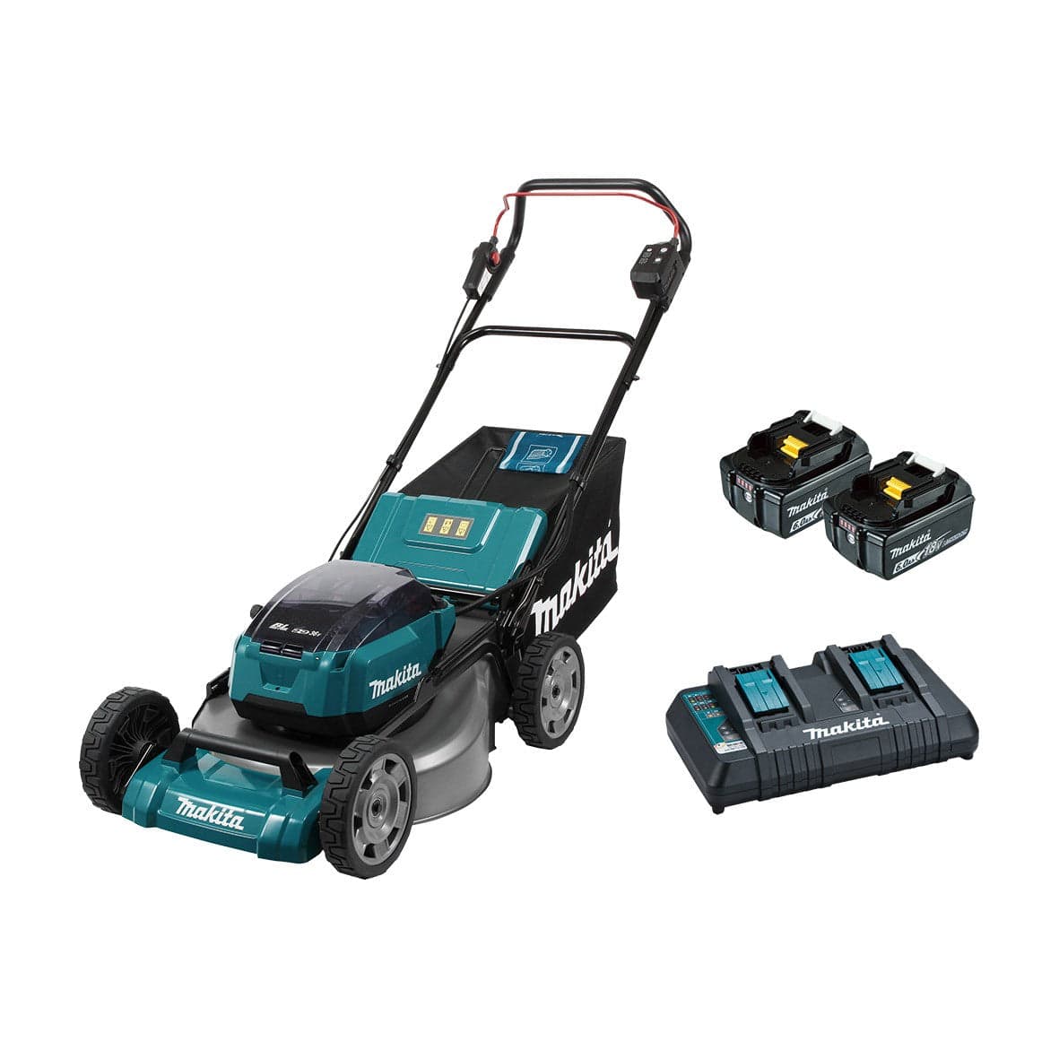 Makita 18Vx2 534mm (21") Brushless Lawn Mower Kit DLM535PG2