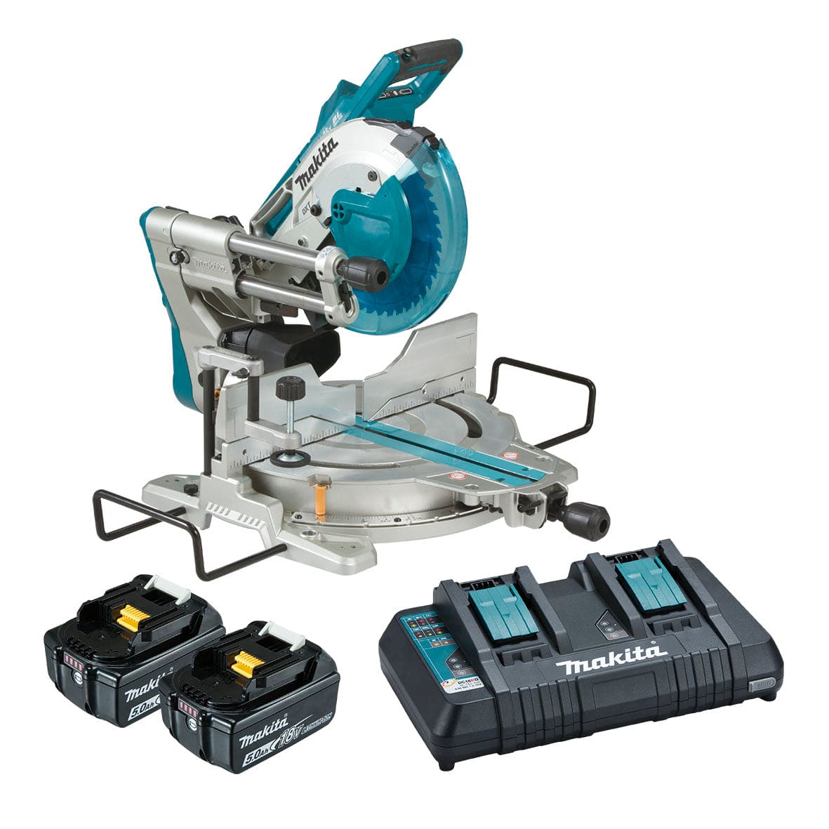 Makita 18Vx2 260mm (10-1/4") Brushless Slide Compound Saw Kit DLS111PT2