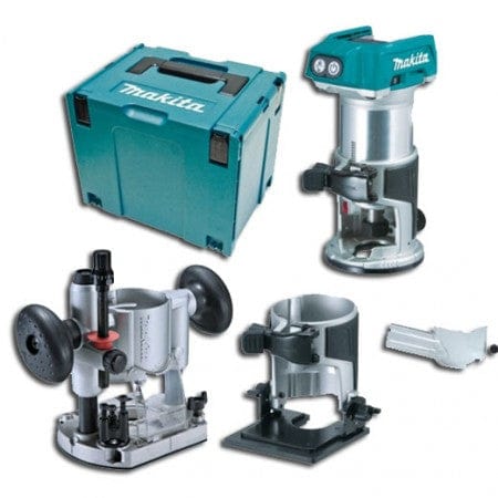 18V Cordless Bare Brushless Laminate Trimmer Kit DRT50ZJX2 by Makita