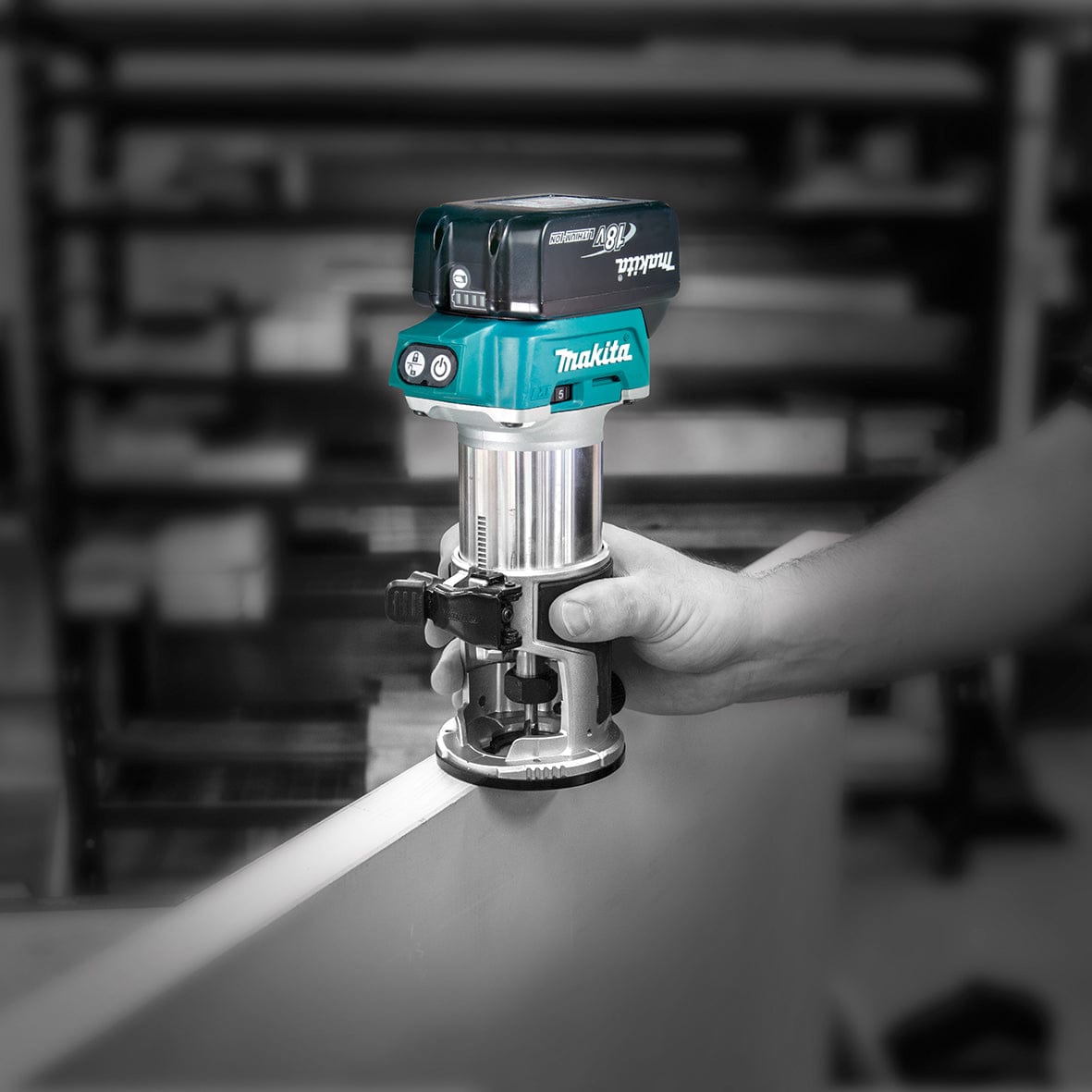 18V Brushless Laminate Trimmer Bare (Tool Only) DRT50Z by Makita