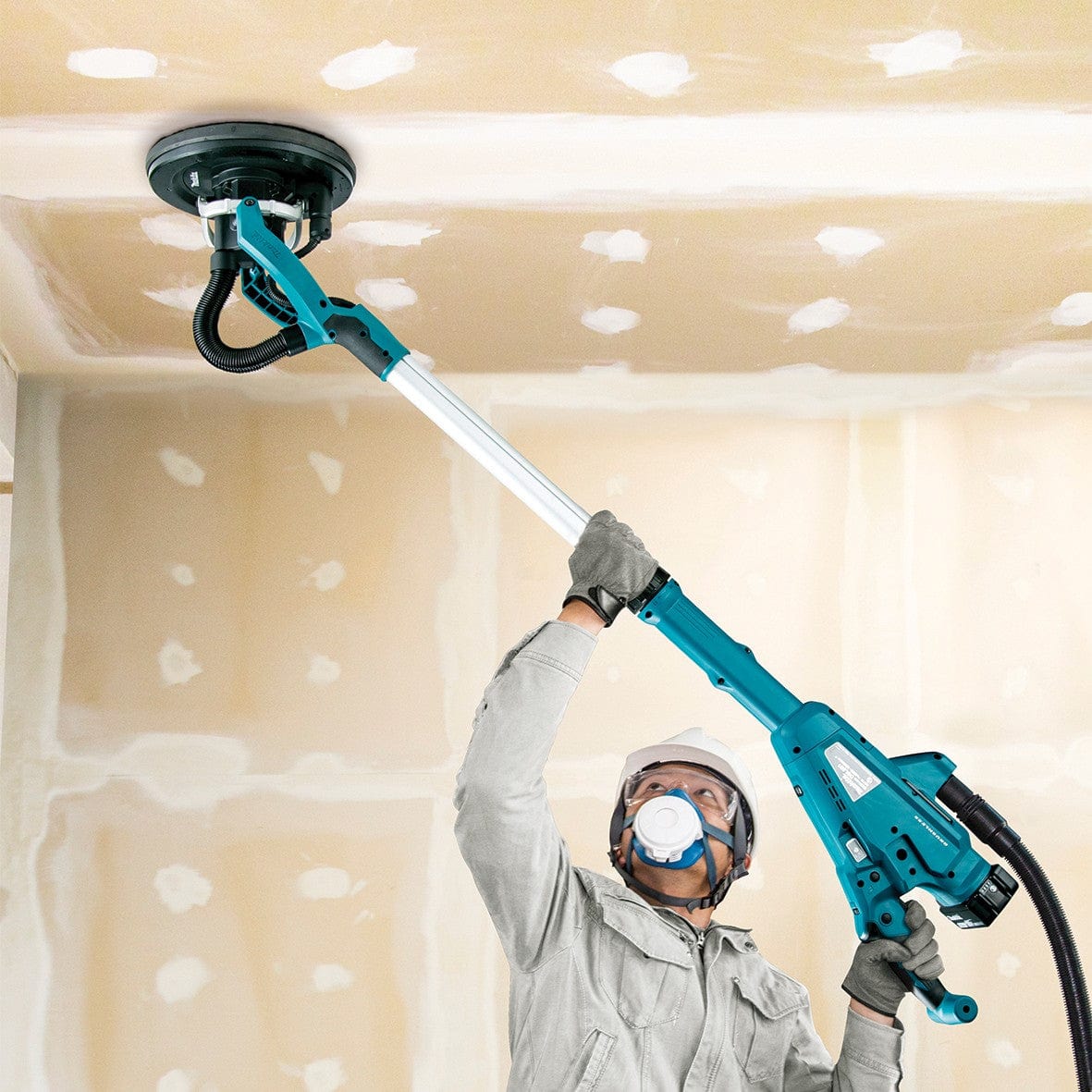 18V 5.0Ah 225mm (9") Brushless AWS Drywall Sander Kit DSL801TUX2 by Makita