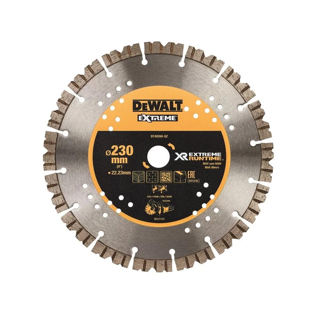 230mm (9") Diamond Blade DT40260-QZ by Dewalt