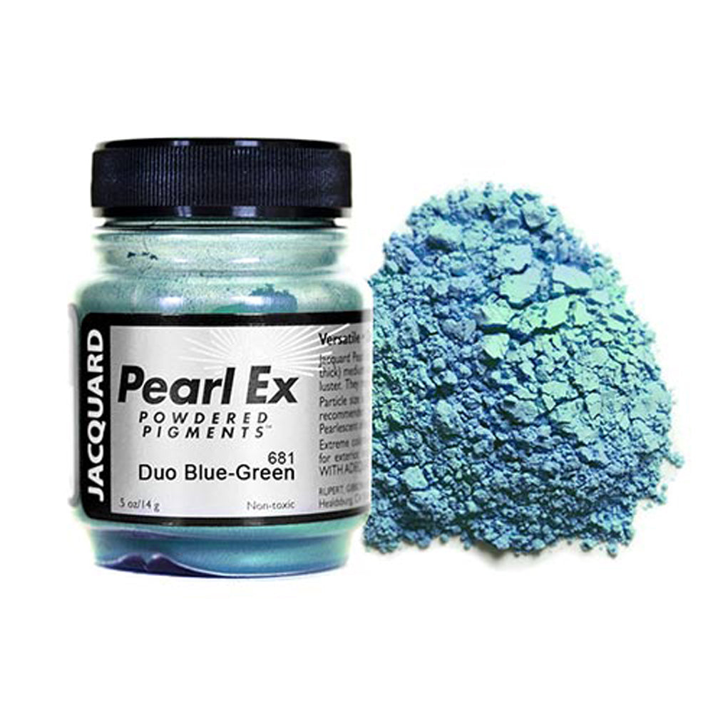 How to use Jacquard Pearl Ex Powdered Pigments with Colored Pencil