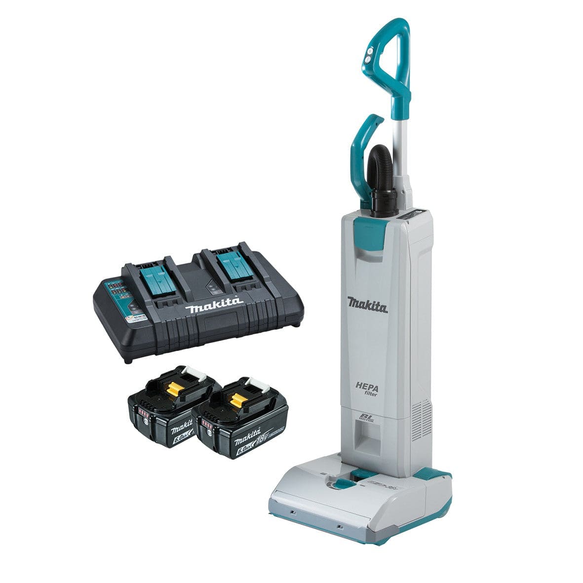 36V (18V x 2) 6.0Ah Brushless Upright Vacuum Cleaner Kit DVC560PG2 by Makita