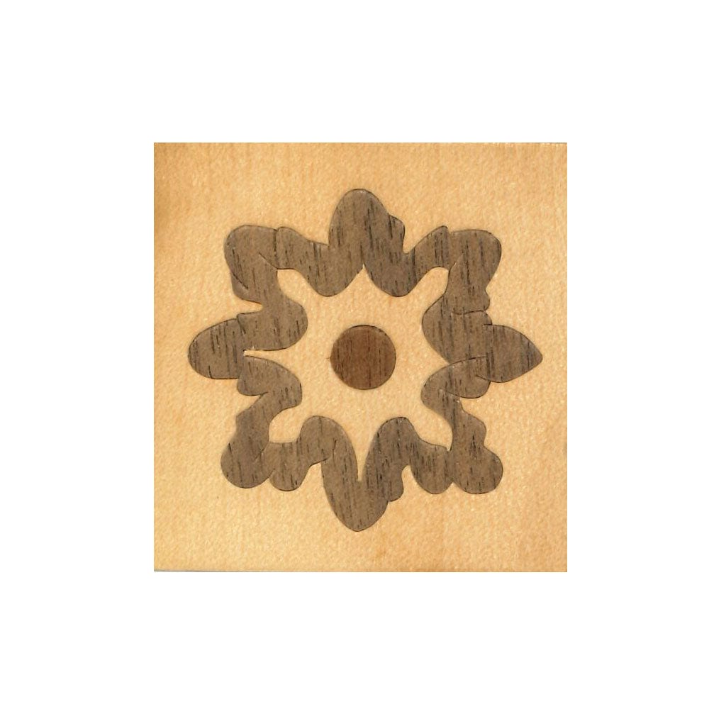 50mm x 50mm Veneer Motif Inlay E2015