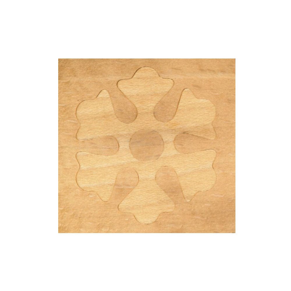 50mm x 50mm Veneer Motif Inlay E2016