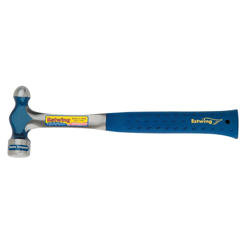900g (32Oz) Ball Pein Hammer with Fully Polished Head and Handle Forged in One Piece EWE3-32BP by Estwing