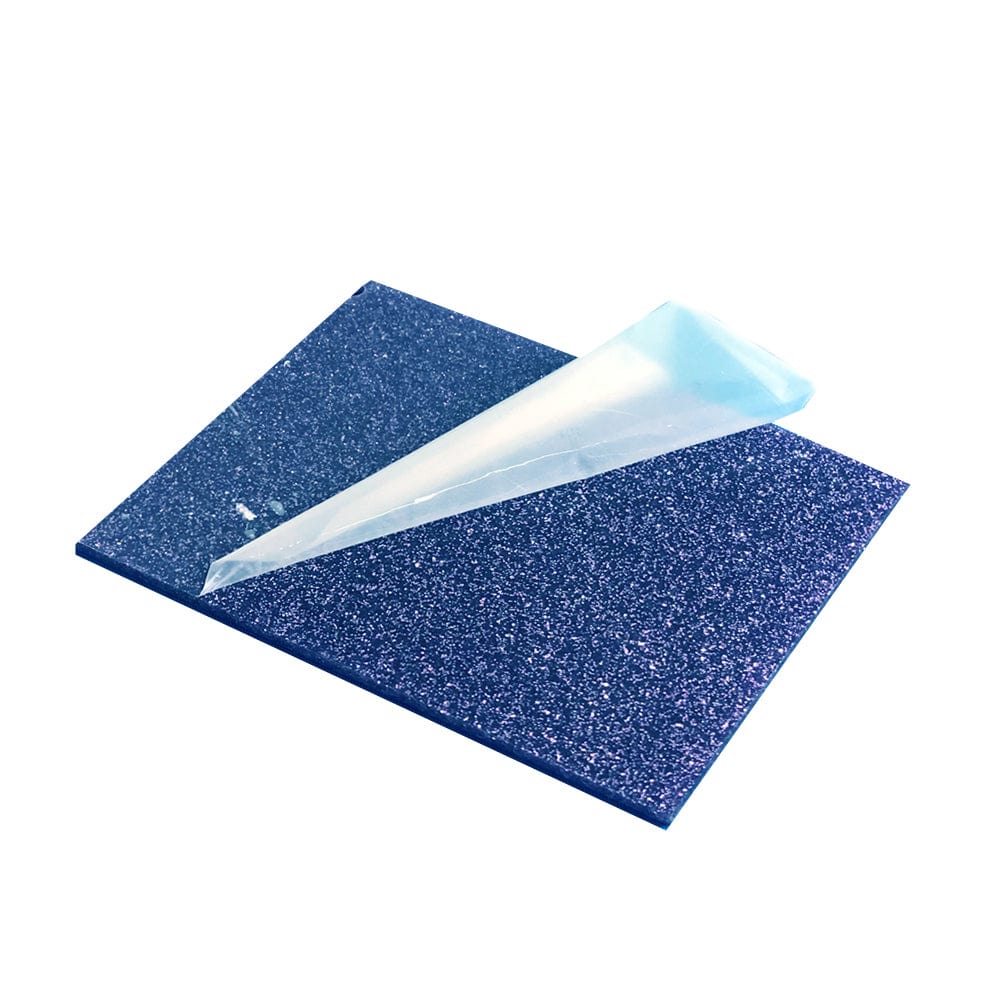3mm Small Blue Speck Glitter Cast Acrylic Panel / Sheet by Tough Acrylic