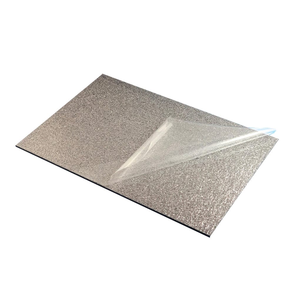 3mm Small Silver Mirror (Chrome) Speck Glitter Cast Acrylic Panel / Sheet by Tough Acrylic