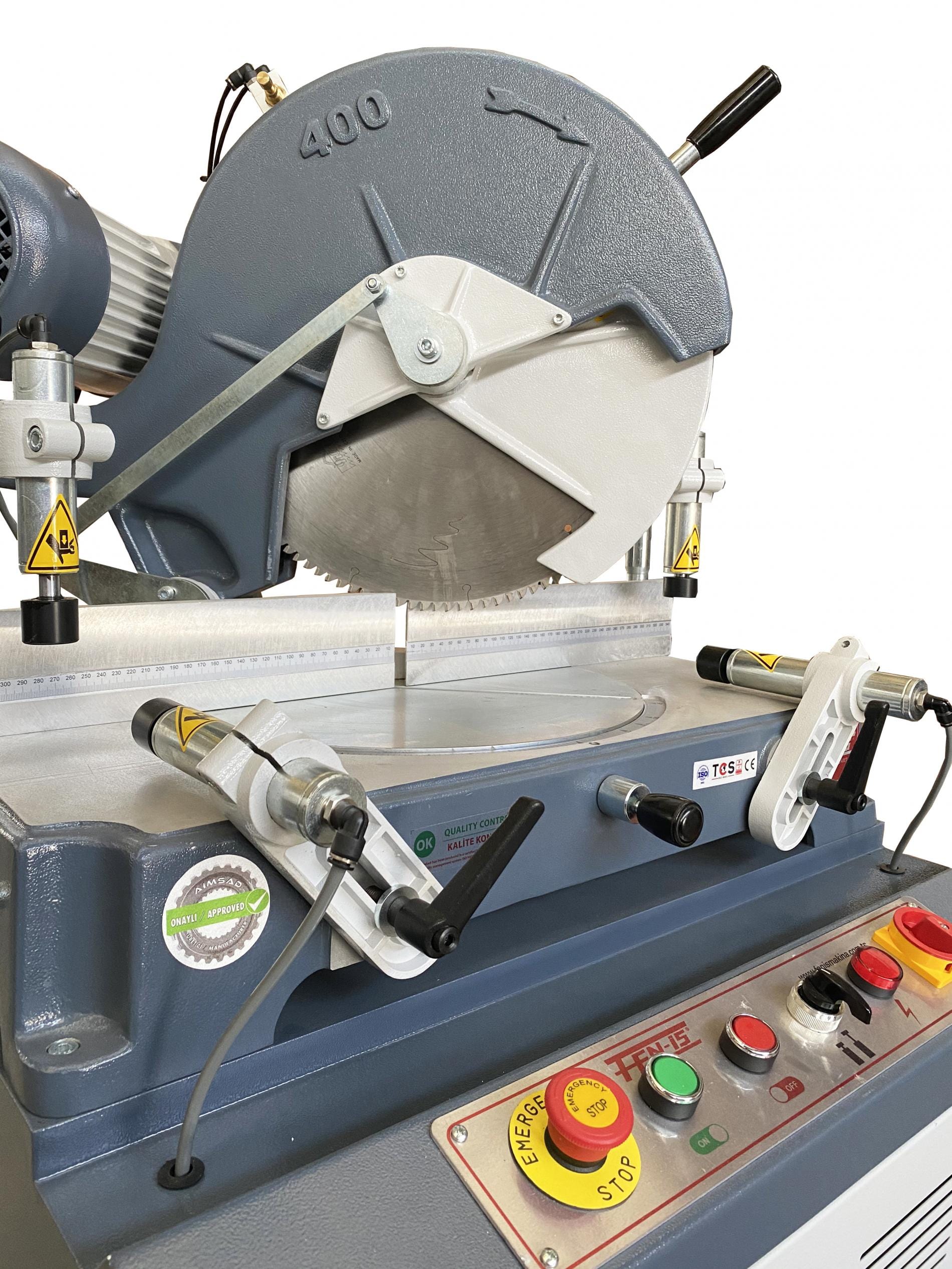 Fen-Is 400mm Hydro Pneumatic Automatic Aluminium, PVC & Wood Profile Cutting Mitre Saw Machine 415V FN 400HP