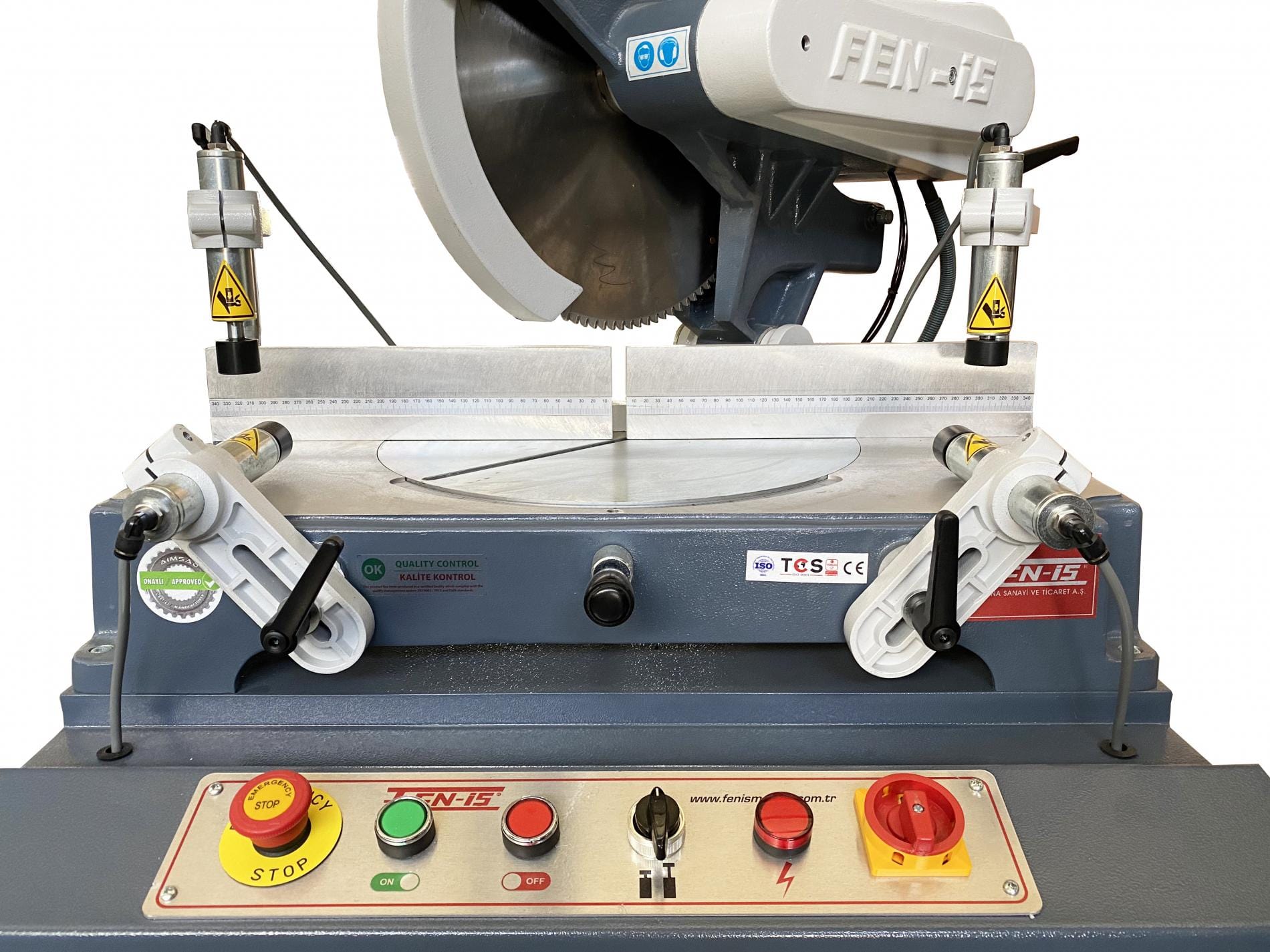 Fen-Is 400mm Hydro Pneumatic Automatic Aluminium, PVC & Wood Profile Cutting Mitre Saw Machine 415V FN 400HP