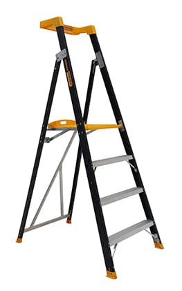 Pro-Lite 4 Step Fibreglass Platform 150kg Industrial FPL004-PRO by Gorilla
