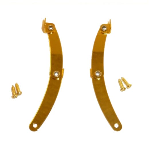 5 Pairs 78mm Brass Plated Folding Box Stays | Right and Left suit Flat Lid Box FS02