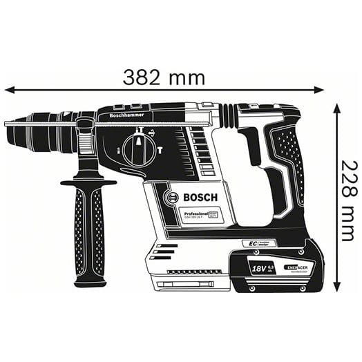 18V 13-30mm Rotary Hammer Bare (Tool Only) GBH18V-26F (0611910000) by Bosch