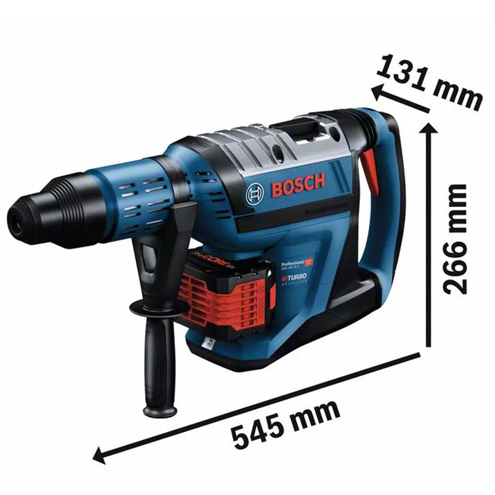 18V Cordless Rotary Hammer BiTurbo with SDS Max Bare (Tool Only) GBH 18V-45 C (0 611 913 040) by Bosch