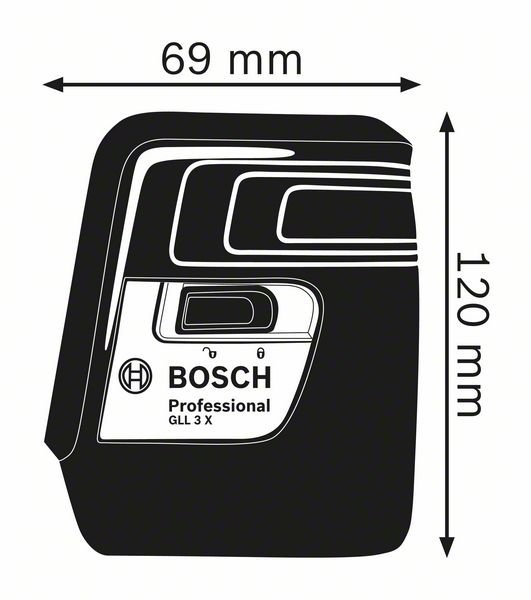 Multi Line Laser GLL3X (0601063CJ0) by Bosch