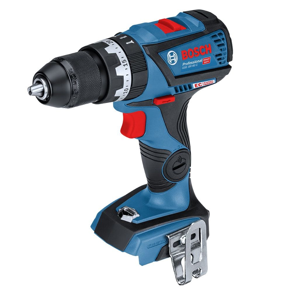 18V Brushless Hammer Drill Bare (Tool Only) GSB18V-60CBB (0615990J9U) by Bosch