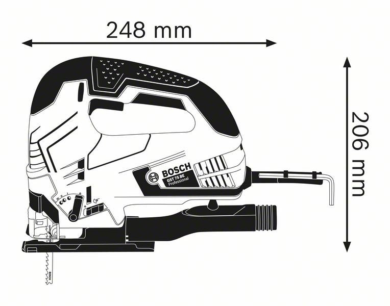 650W Jigsaw GST75BE (060158F040) by Bosch