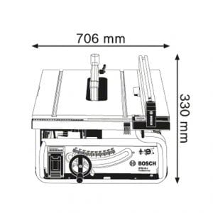 Table Saw GTS10J + Stand GTA600 (0615990EY2) by Bosch