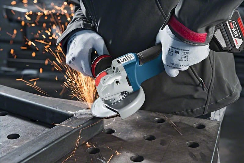 18V 125mm Angle Grinder with X-LOCK GWX18V-10PC (06017B0700) by Bosch