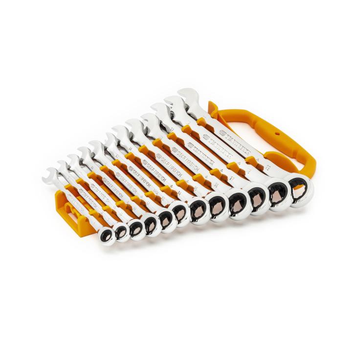 12Pce 72-Tooth 12 Point Ratcheting Combination Metric Wrench Set 9412 by GEARWRENCH