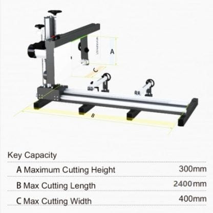 Woodfast 2.4m 3HP Sawmill 240V HB350B