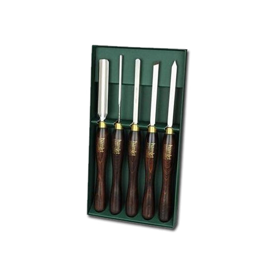 5pce Turning Tools Boxed Set HCT166 by Hamlet