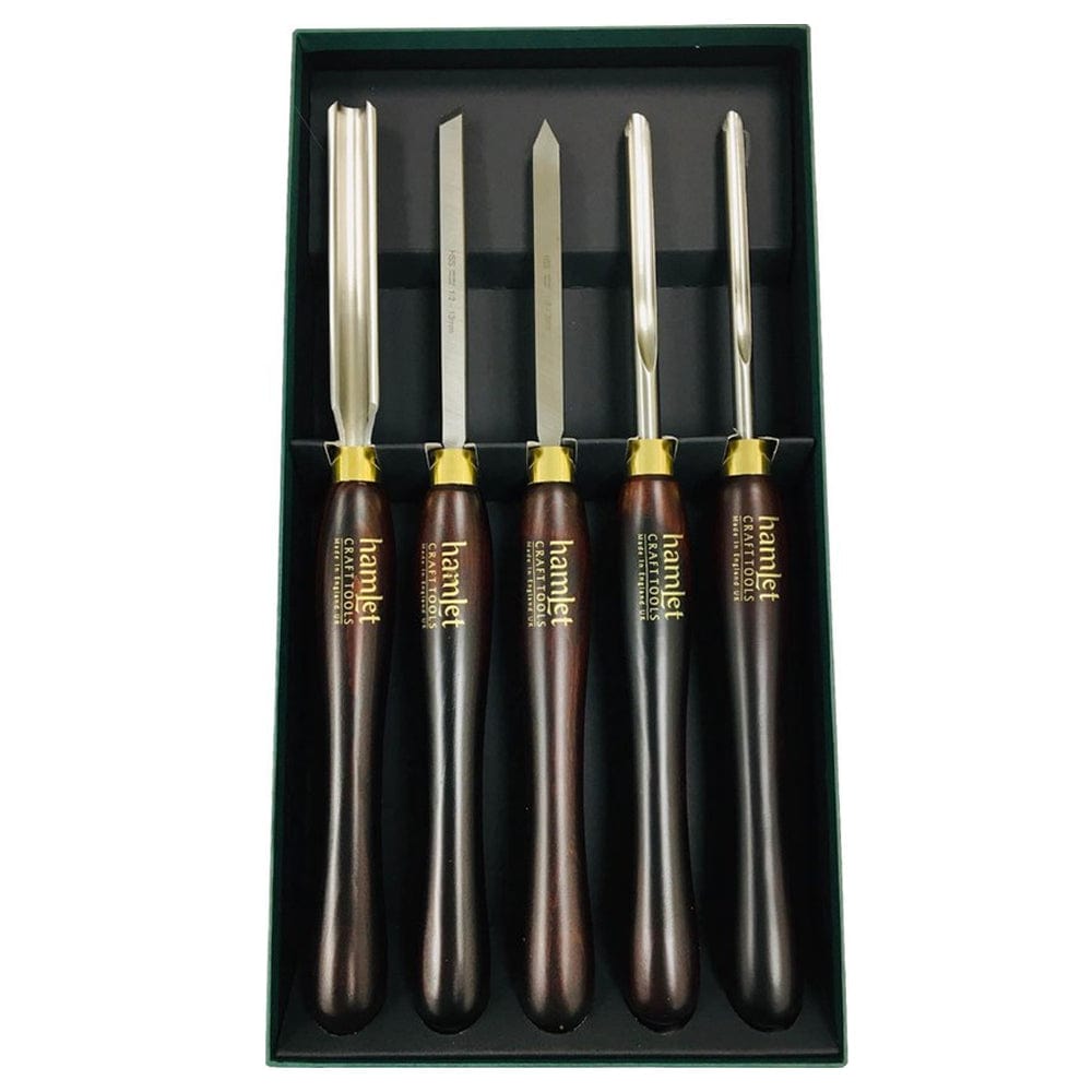 Hamlet 5pce Ian Wilkie Turning Tools Boxed Set HCT172