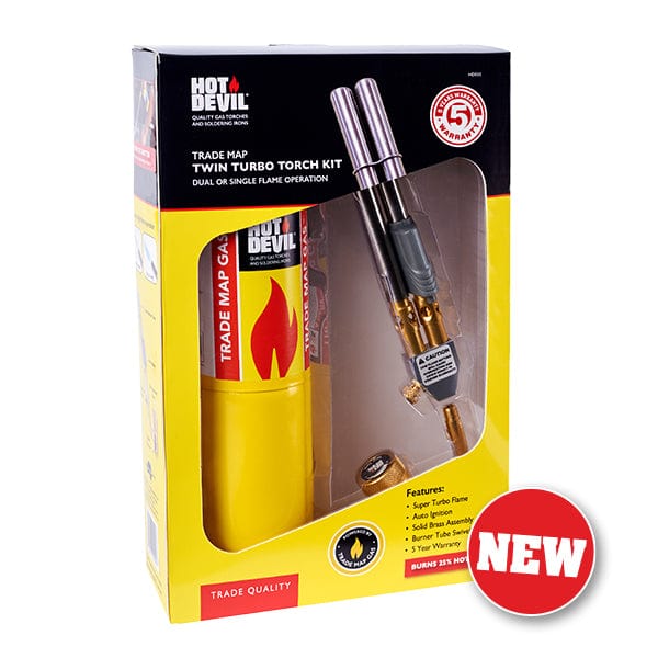 Trade Map Twin Turbo Torch Kit HD033 by Hot Devil
