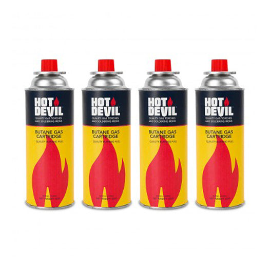 Butane Gas Cylinder 4 Pack HD200C by Hot Devil