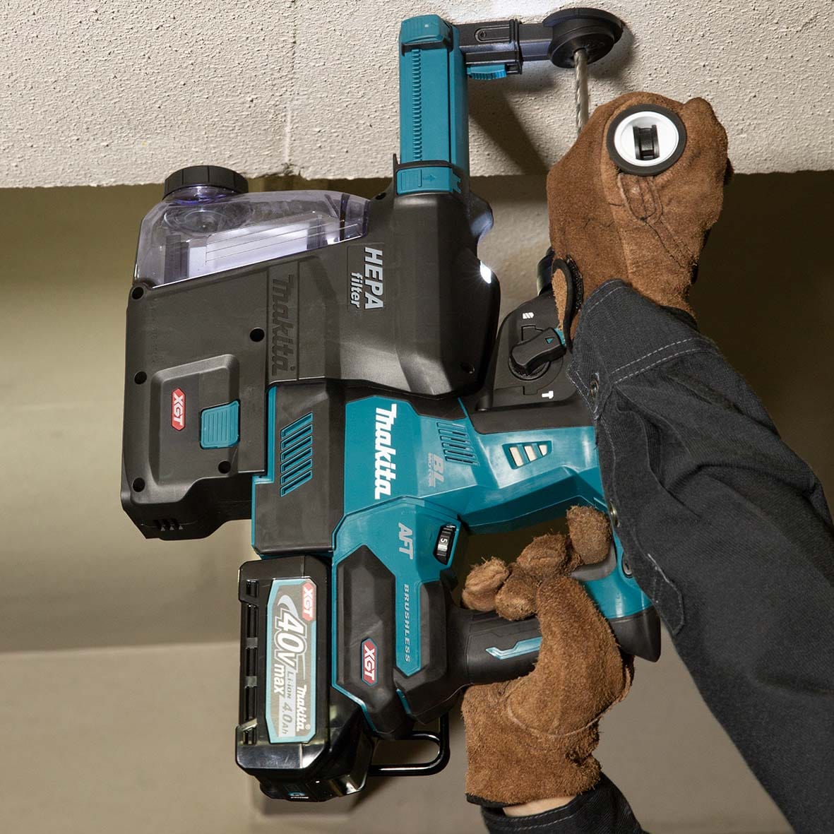 40V 28mm Brushless Rotary Hammer Bare (Tool Only) HR001GZ by Makita