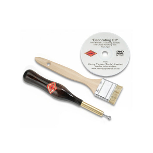 Decorating Elf Texturing Woodturning Tool System with DVD HS900 by Henry Taylor Tools