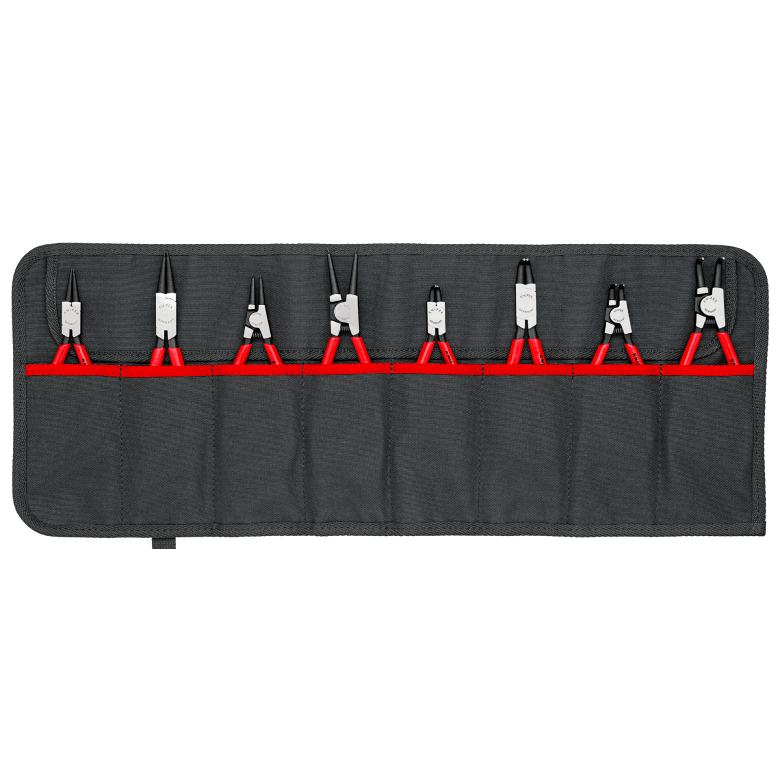 Circlip Pliers 8Pce Set in Tool Roll 001958V01 by Knipex