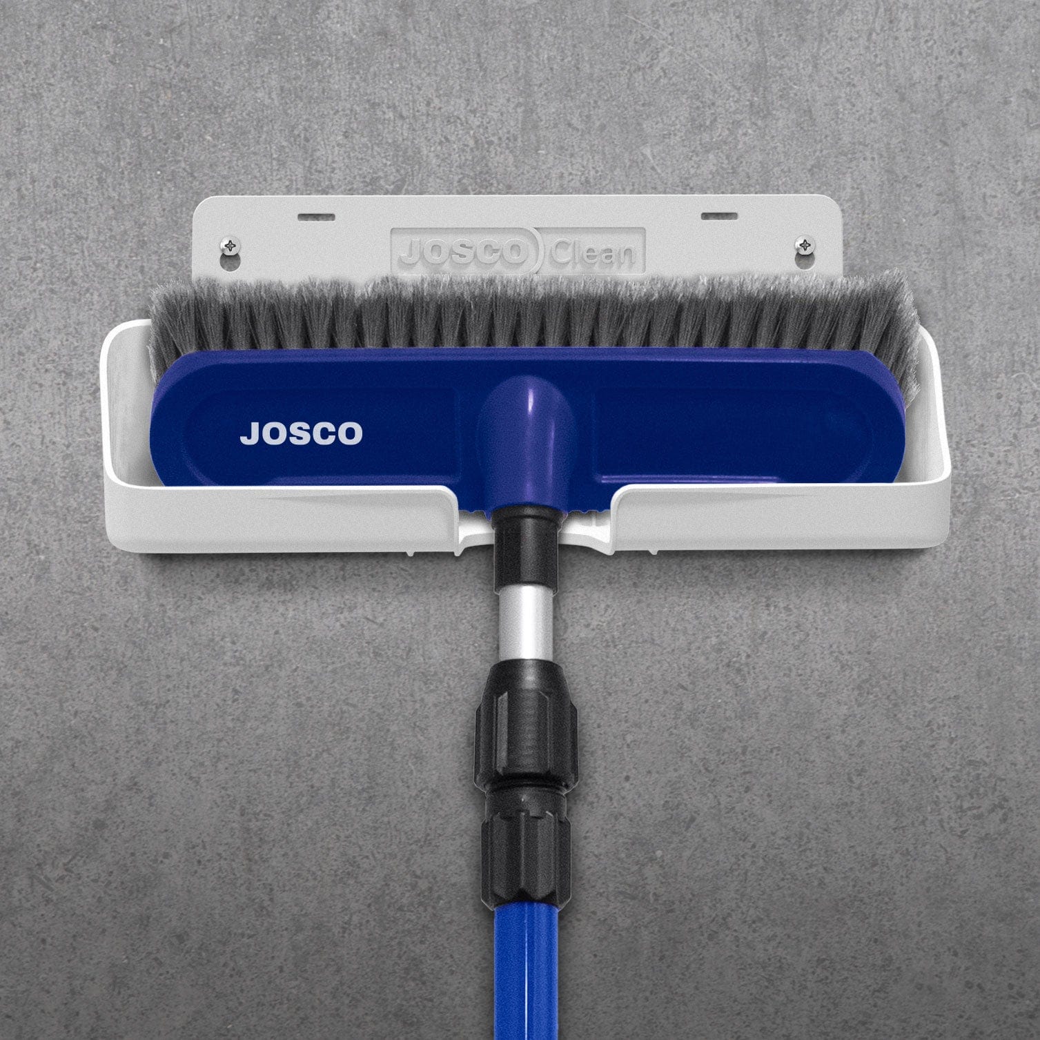 Water Cleaning Flow Through Broom Brush & 1.2-2m Handle J208693 by Josco