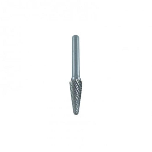 10mm x 27mm D-Cut Carbide Burr Ball Nosed 14° Cone JB1501 by Josco