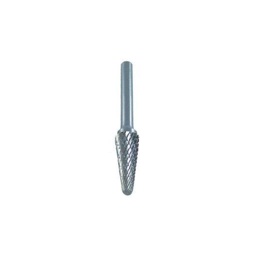12mm x 30mm D-Cut Carbide Burr Ball Nosed 14° Cone JB1502 by Josco