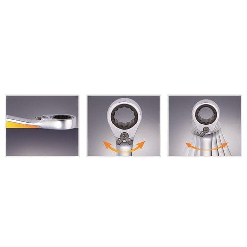 8mm Combination Gear Spanner Metric Reversible K030031 by Kincrome