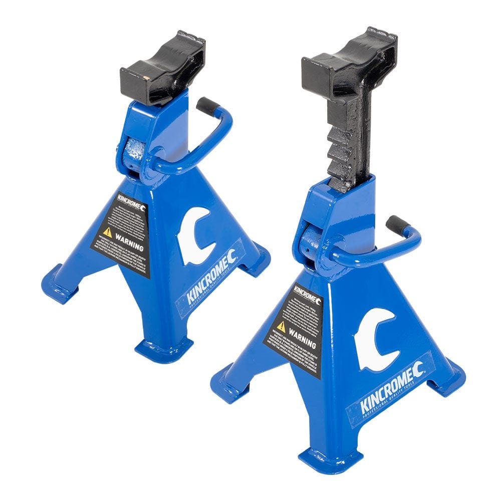 2 Pce 2000Kg Ratchet Jack Stands K12073 by Kincrome