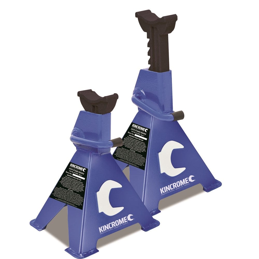 2Pce 5000Kg Ratchet Jack Stand K12075 by Kincrome
