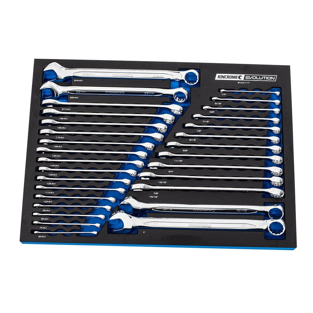 172Pce 1/4, 3/8 & 1/2" Drive 7 Drawer Deep Evolution Tool Chest K1219 by Kincrome