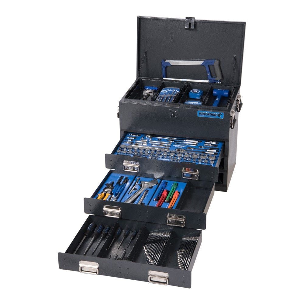 219Pce 1/4", 3/8", 1/2" Truck Box Tool Kit K1258 by Kincrome