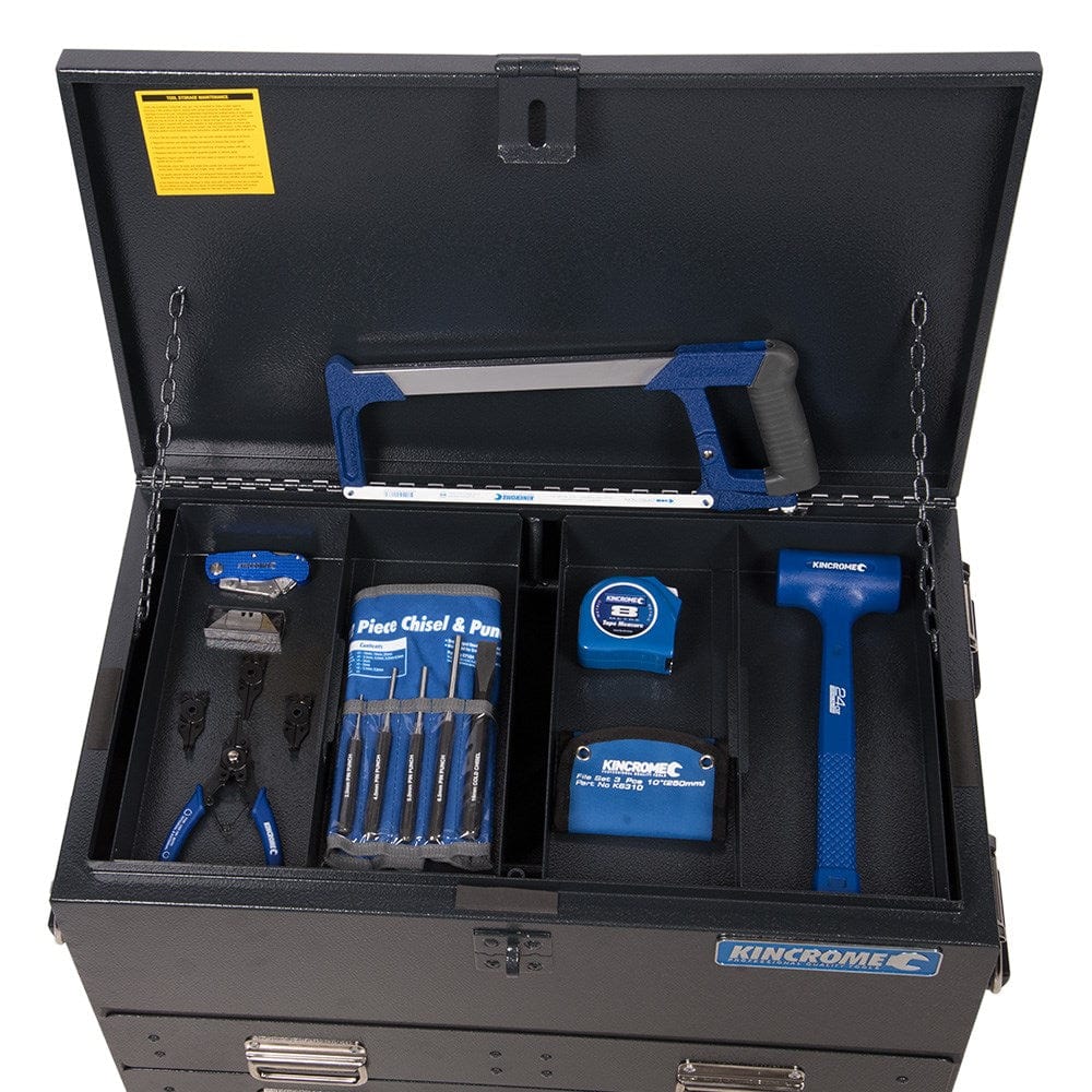219Pce 1/4", 3/8", 1/2" Truck Box Tool Kit K1258 by Kincrome