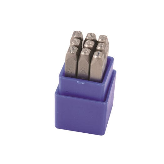 9Pce Number Stamp Set 10mm K15005 by Kincrome