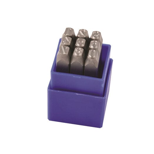 8mm 9Pce Number Punch Set K15004 by Kincrome