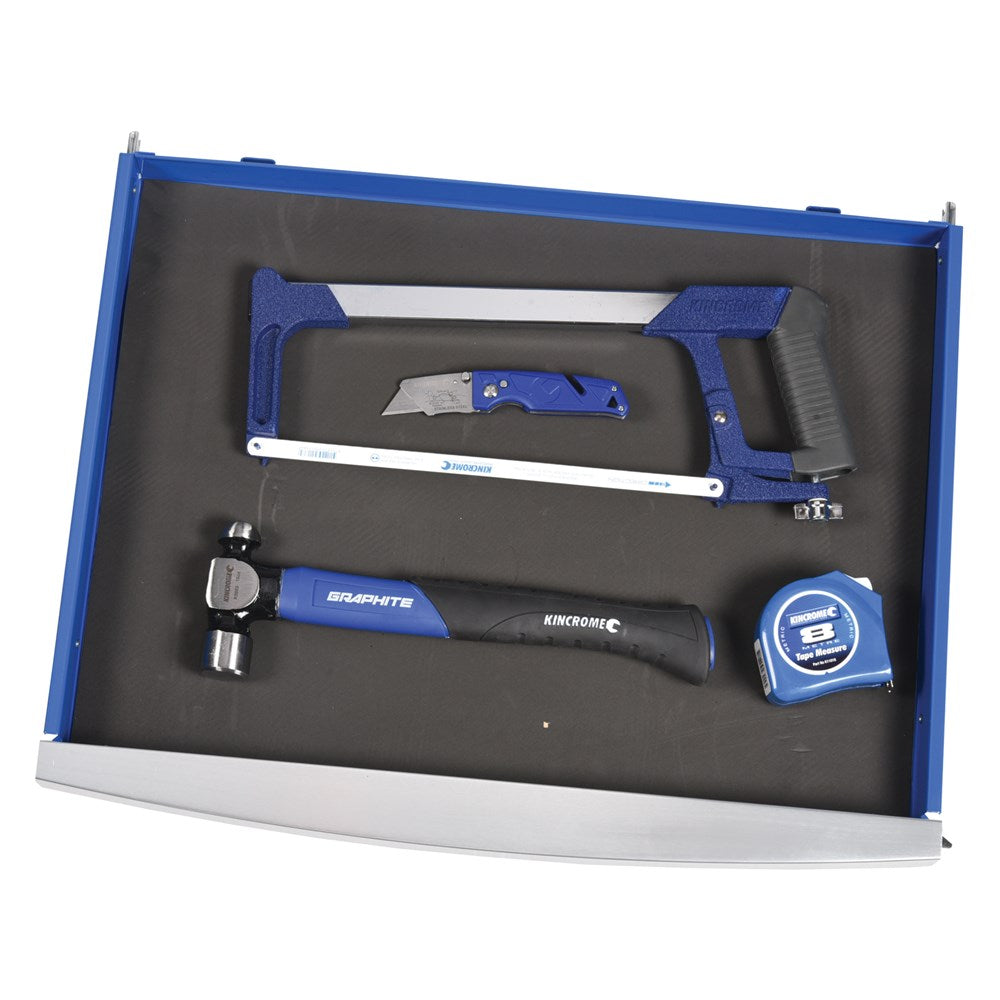 236Pce 1/4, 3/8 & 1/2" Drive Contour Blue Tool Chest Kit K1507 by Kincrome