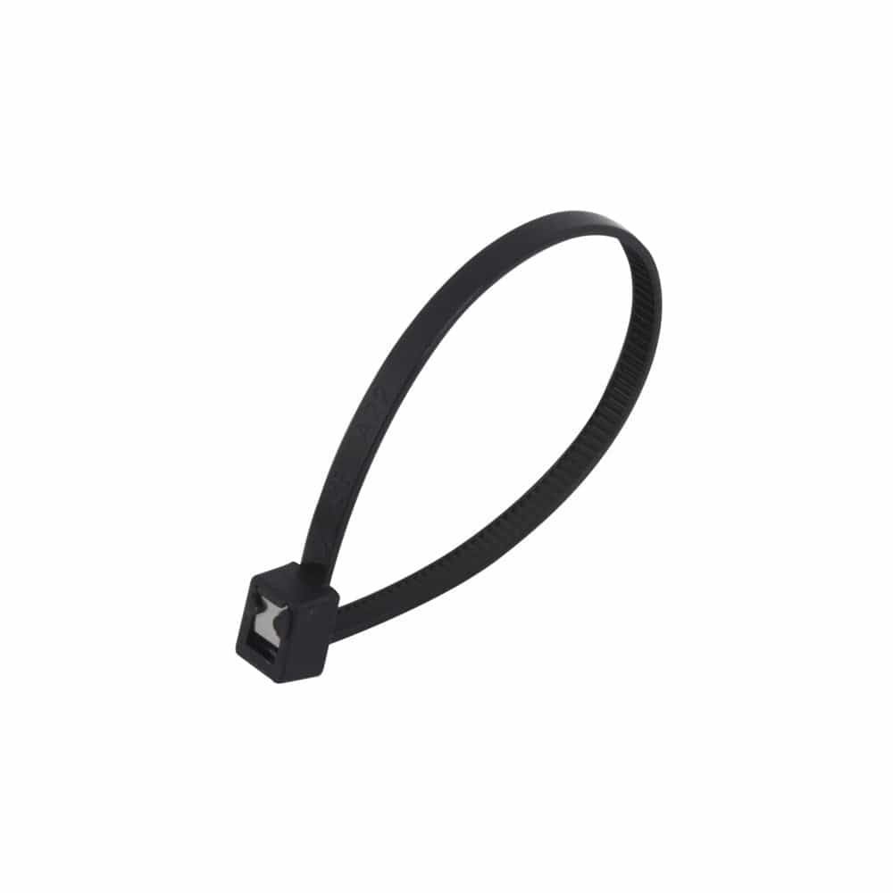 20Pce 200mm x 4.0mm Black Self Cut Cable Tie Pack K15800 by Kincrome