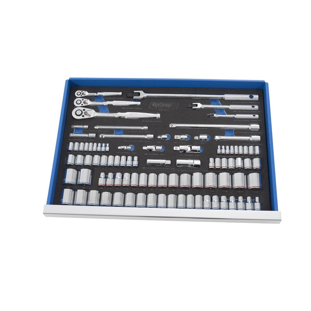 232Pce 7 Drawer 1/4", 3/8", & 1/2" Drive Evolution Tool Trolley K1630 by Kincrome
